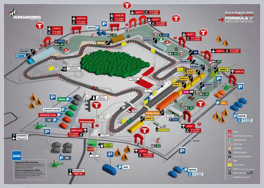 hungaroring mapa